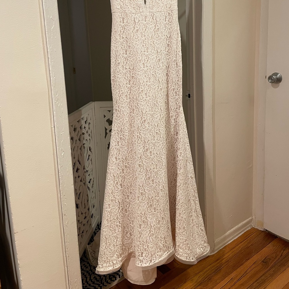 Mikaella Lace Wedding Dress - Picture 12 of 12